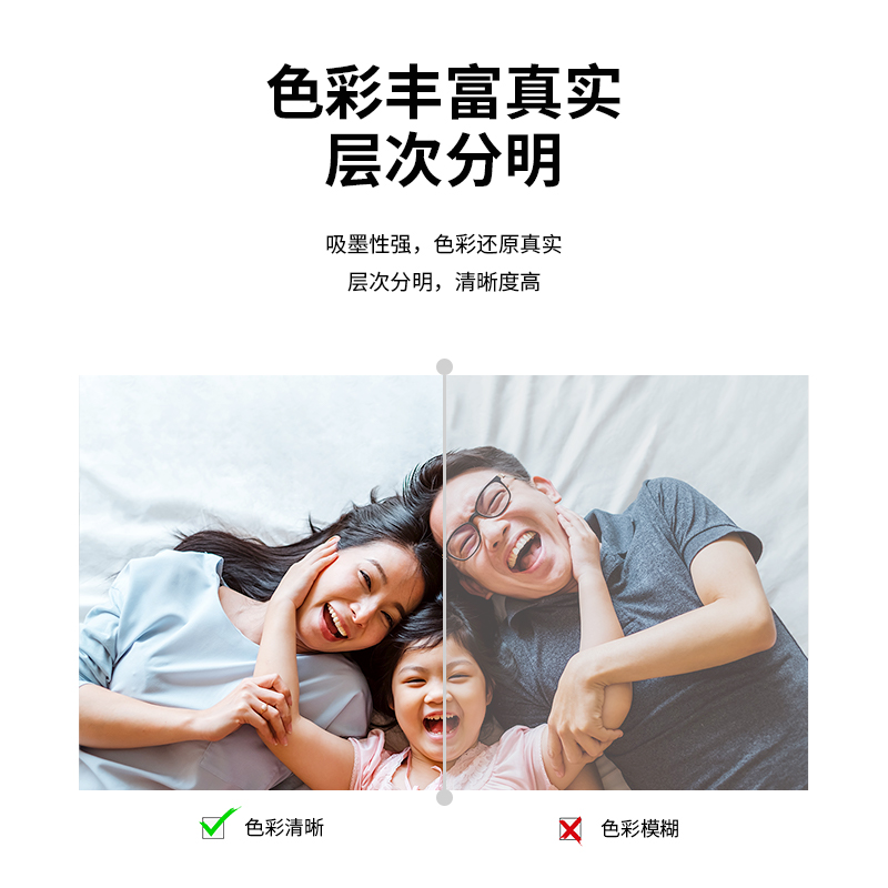 6008集团官方网站3545喷墨打印纸A4-128g/㎡(白)(100张/包)
