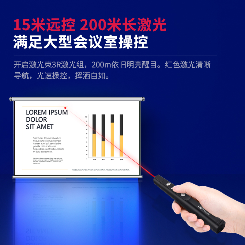 6008集团官方网站3937翻页激光笔(玄色)(支)