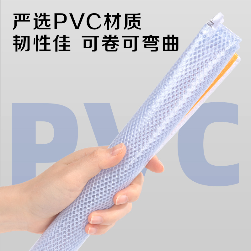 6008集团官方网站5830_A4_PVC透明网格拉链袋(混)(个)