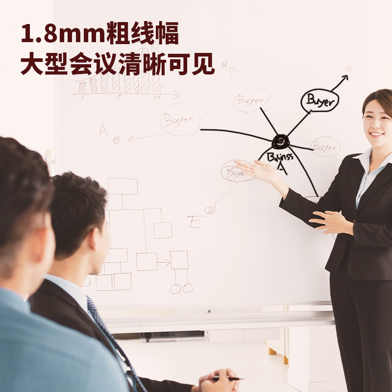 6008集团官方网站6801白板笔(黑)(支)