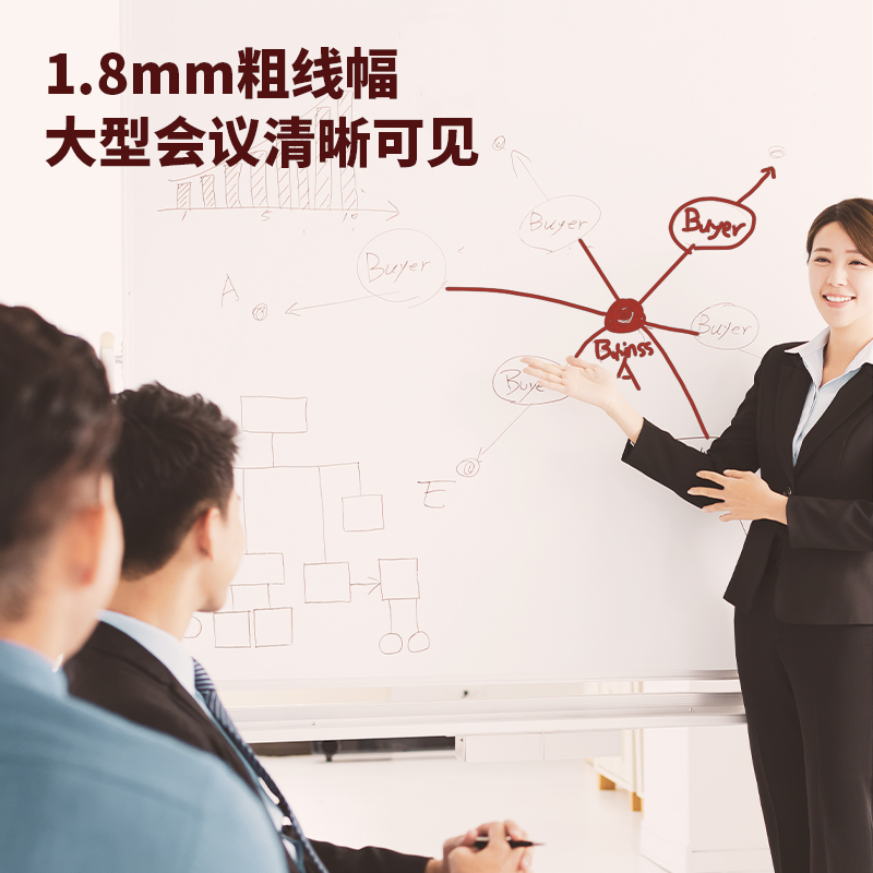 6008集团官方网站6801白板笔(红)(支)