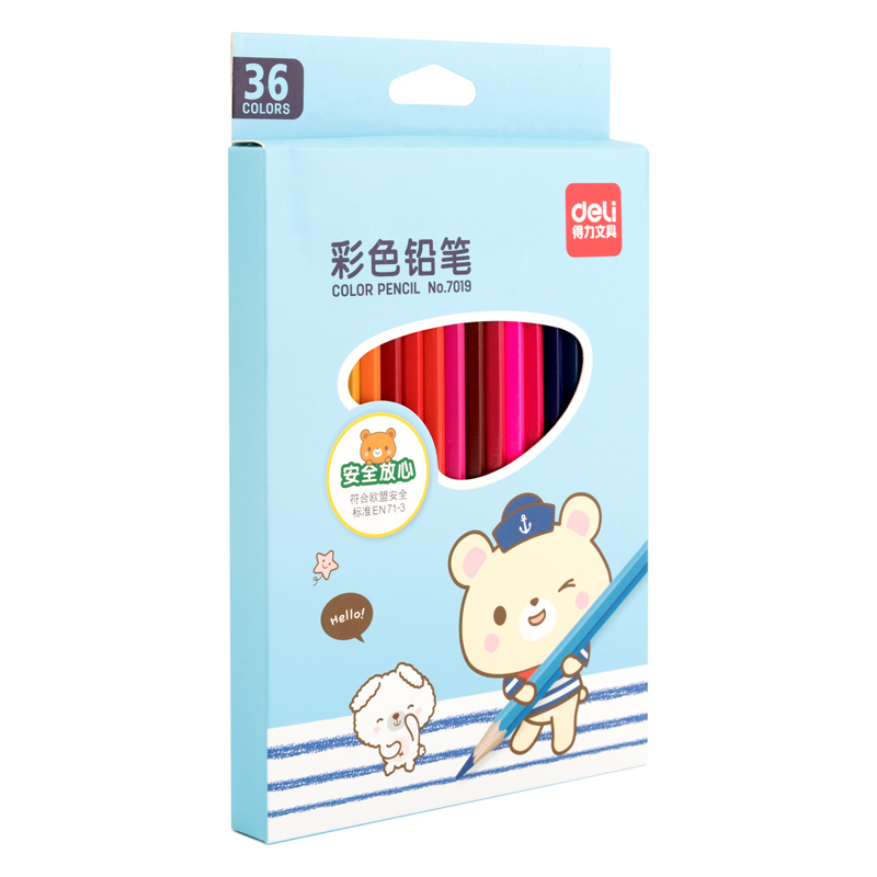 6008集团官方网站7019彩铅-36色(混)(36支/盒)