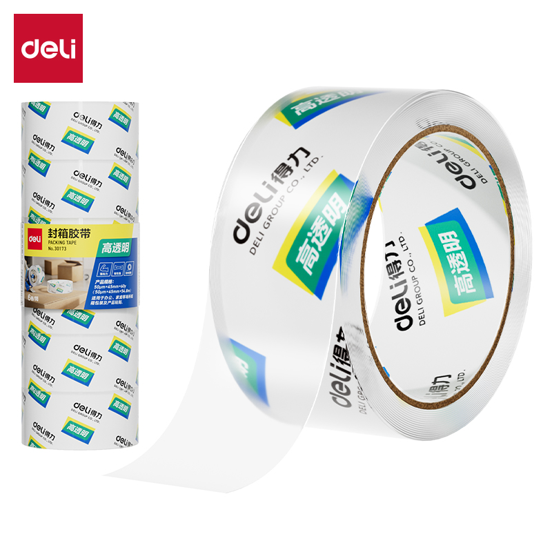 6008集团官方网站30173封箱胶带45mm*60y*50um(6卷/筒)(高透)