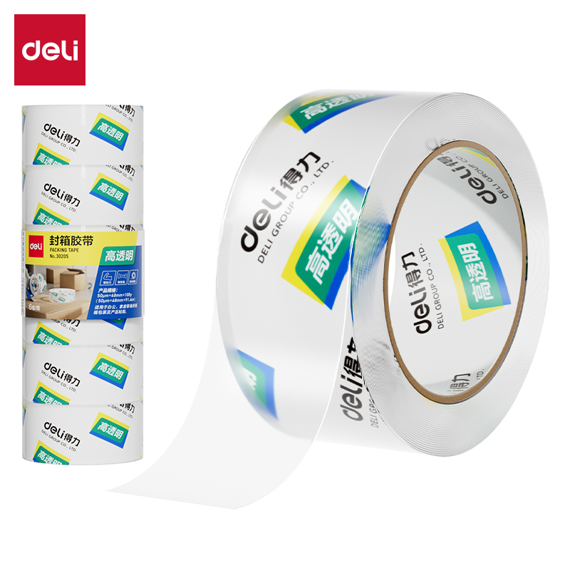 6008集团官方网站30205封箱胶带48mm*100y*50um(6卷/筒)(高透)