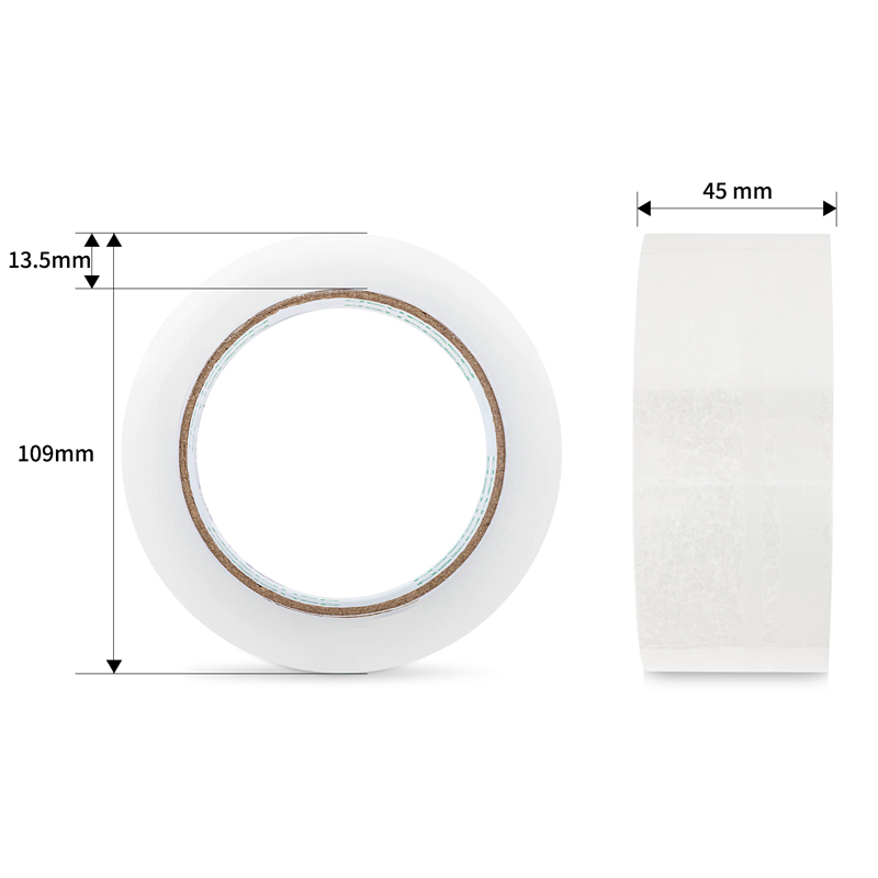 6008集团官方网站品正30902封箱胶带45mm*100y*45um(6卷/筒)(普透)