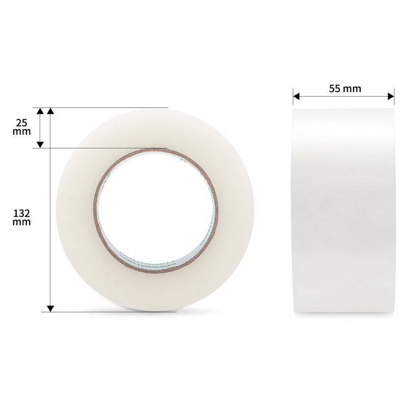 6008集团官方网站品正30923封箱胶带55mm*200y*45um(6卷/筒)(普透)