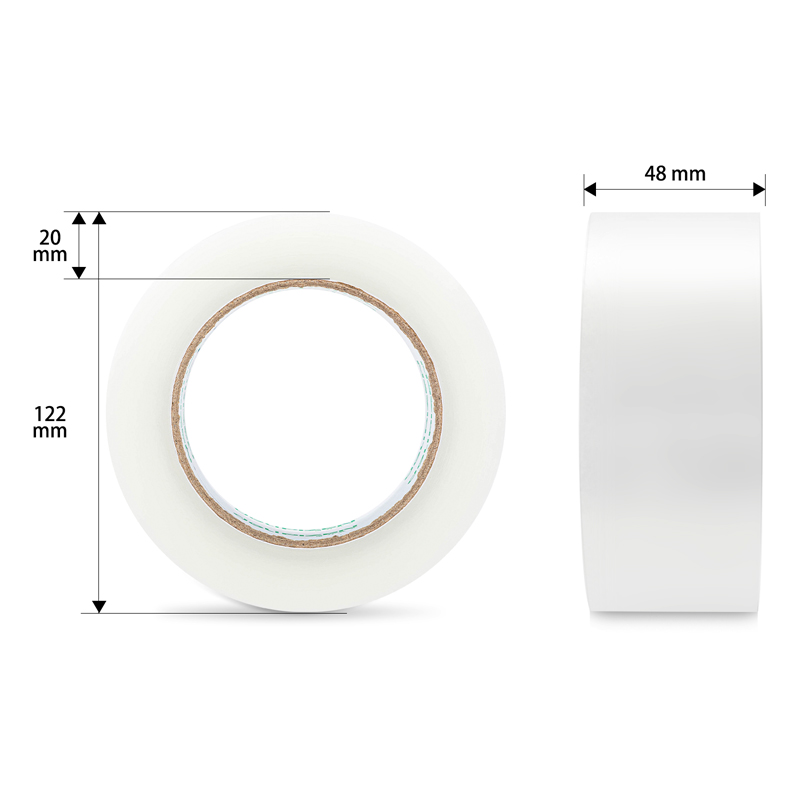 6008集团官方网站品正30913封箱胶带48mm*150y*45um(6卷/筒)(普透)