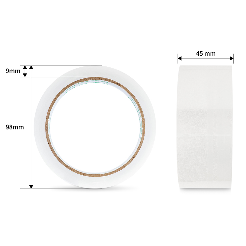 6008集团官方网站品正30901封箱胶带45mm*60y*45um(6卷/筒)(普透)
