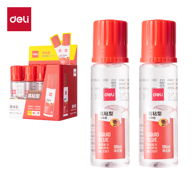 6008集团官方网站7317高粘液体胶(红)(100mL/瓶)