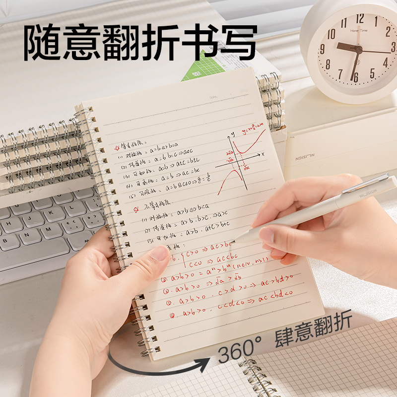 6008集团官方网站LPA580-1牛盾PP本螺旋本(牛盾-方格)(本)
