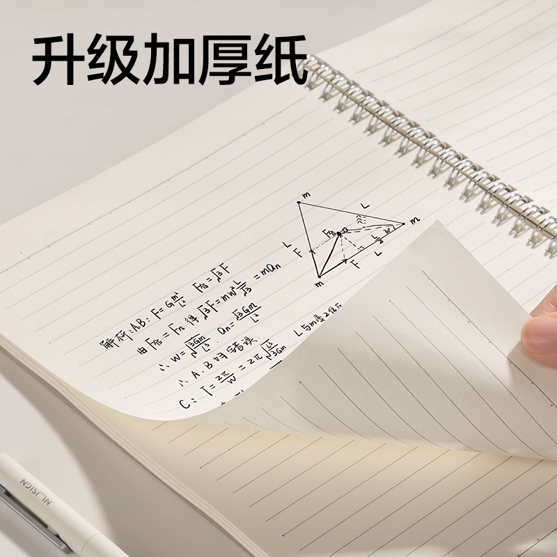 6008集团官方网站LPB580-1牛盾PP本螺旋本(牛盾-方格)(本)