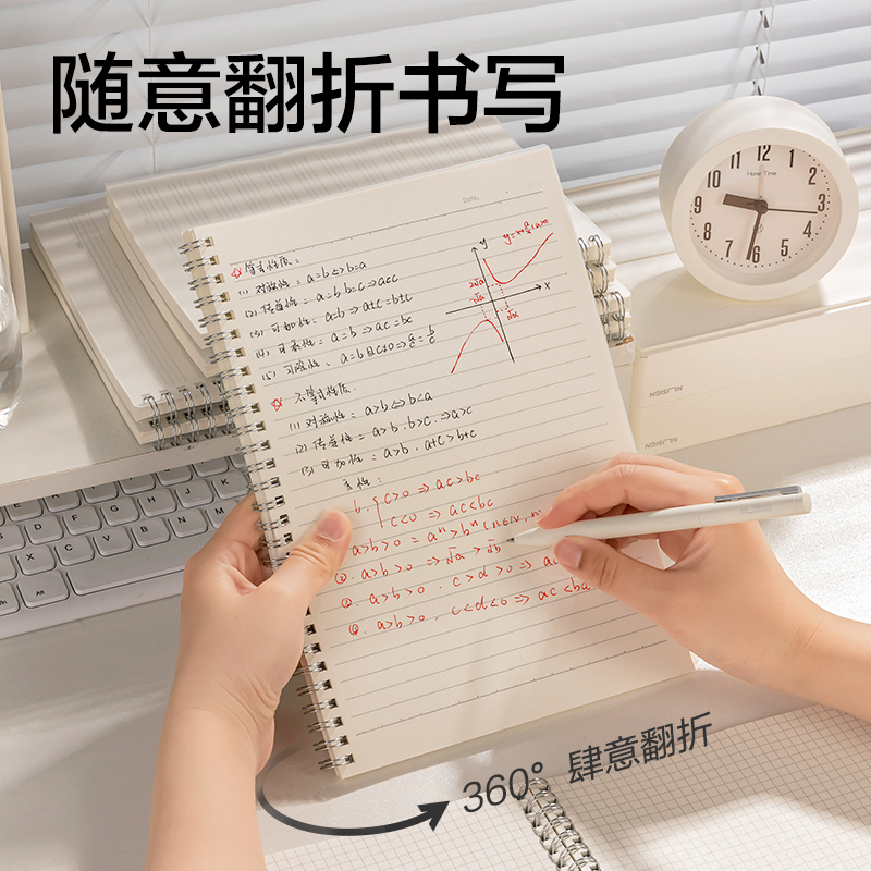6008集团官方网站LPB580-1牛盾PP本螺旋本(牛盾-方格)(本)
