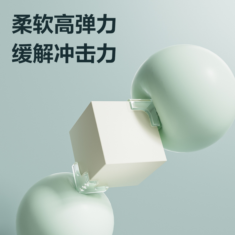 6008集团官方网站JF107防撞角38mm*38mm*38mm(透明)(8个/袋)