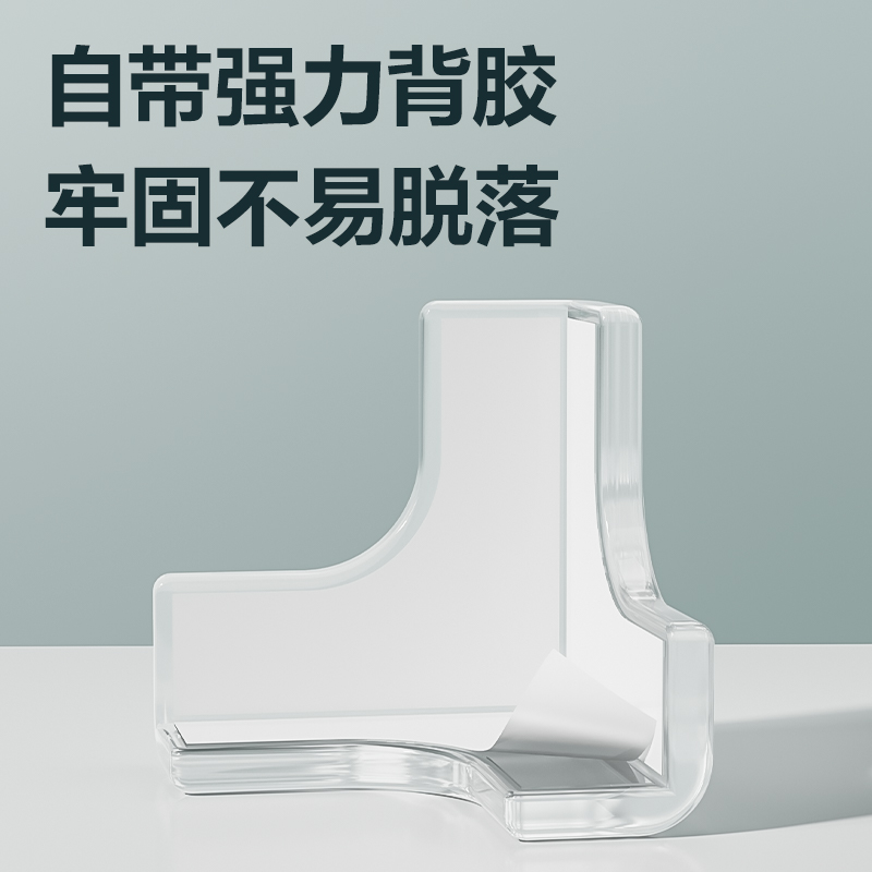 6008集团官方网站JF107防撞角38mm*38mm*38mm(透明)(8个/袋)