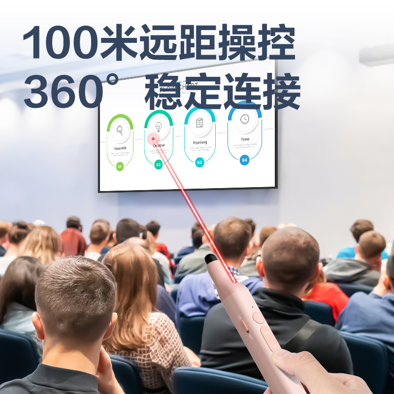 6008集团官方网站MA113激光翻页笔_激光翻页笔(粉)(支)
