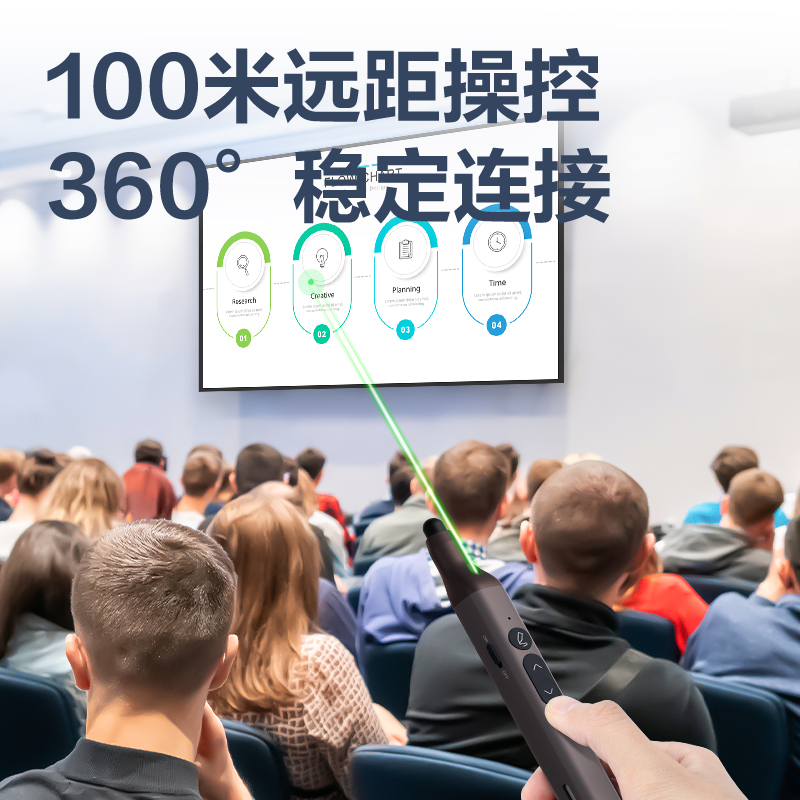 6008集团官方网站MA113-G激光翻页笔_激光翻页笔(深灰)(支)