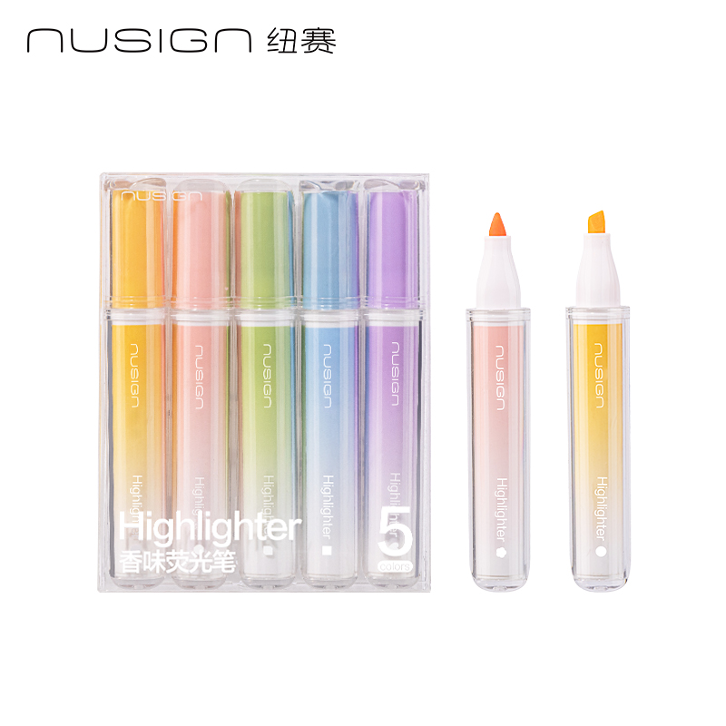 纽赛NS718纽赛荧光笔(混色)(5支/盒)