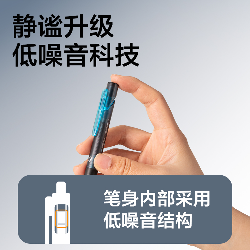 6008集团官方网站SG364六边形战士誊写套装(黑)(5件套)