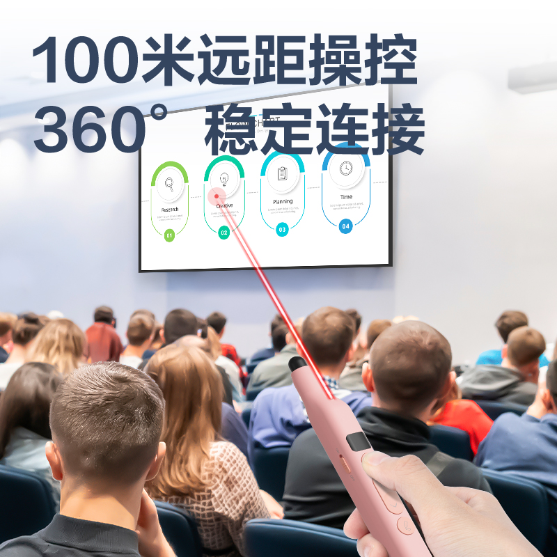 6008集团官方网站MA116激光翻页笔_激光翻页笔(粉)(支)