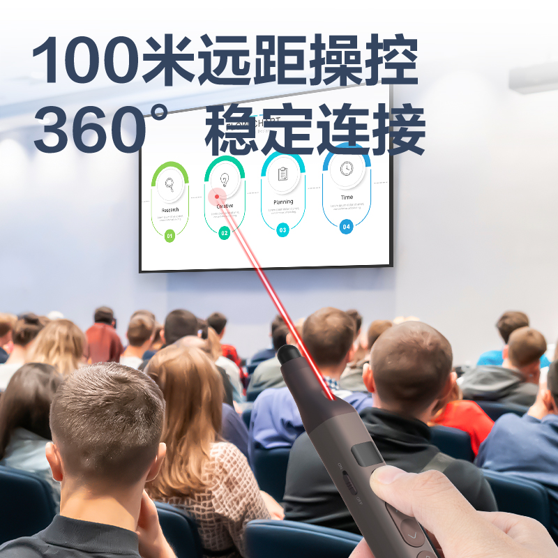 6008集团官方网站MA116激光翻页笔_激光翻页笔(深灰)(支)