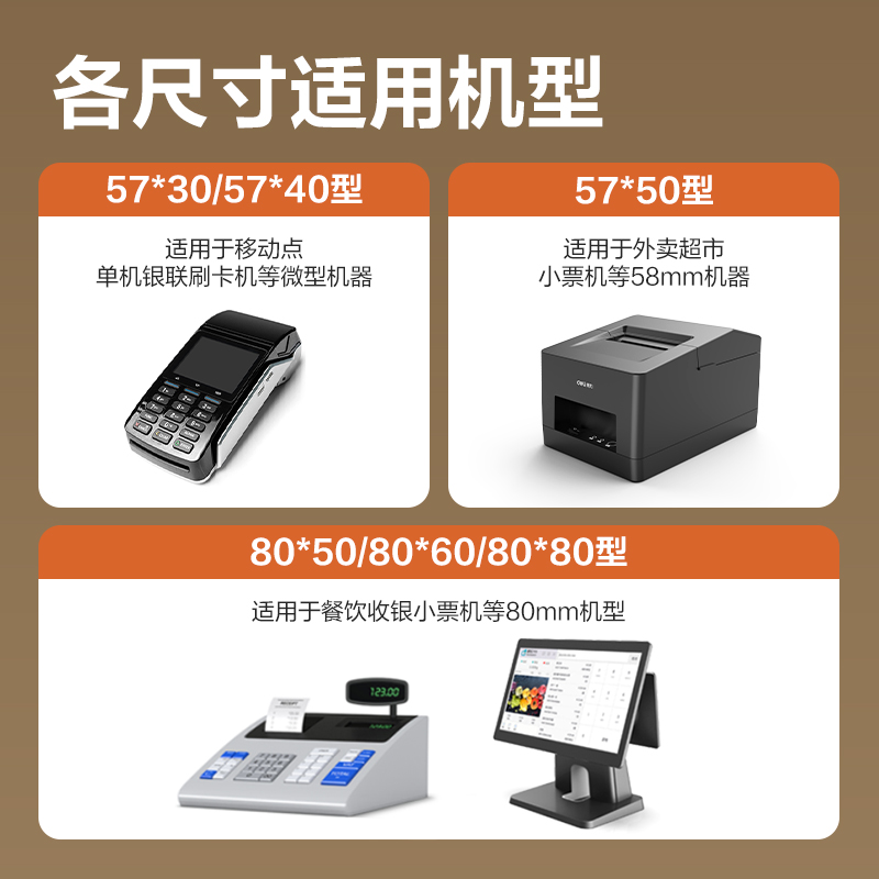 6008集团官方网站ZS602塞纳河实惠装收银纸80*60型(混)(5卷/包)