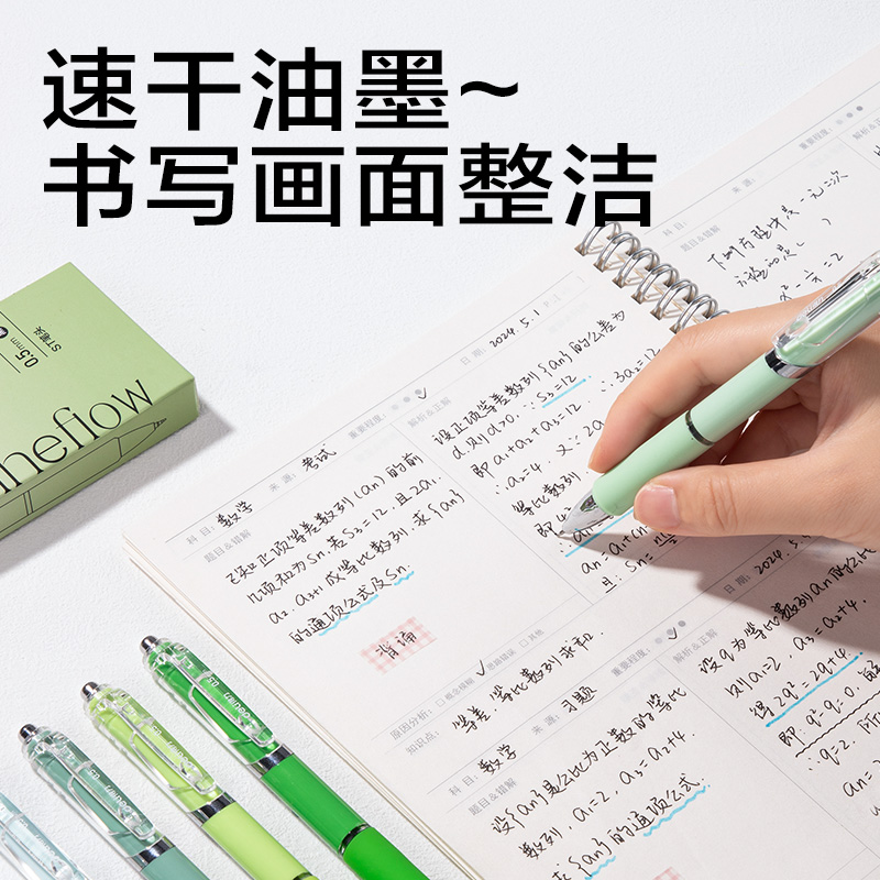 6008集团官方网站SA347按动小我私家型中性笔0.5mm速干ST头(黑)(支)