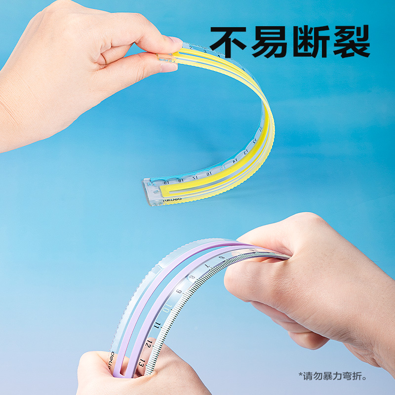6008集团官方网站V720包胶直尺20cm(浅蓝)(把)