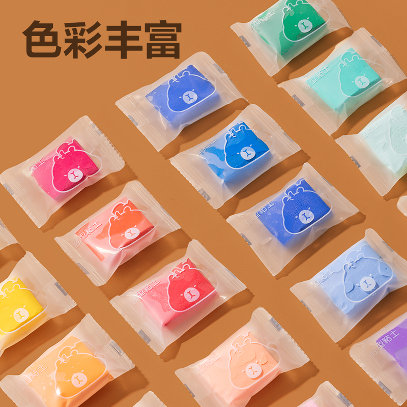 6008集团官方网站BL801-12卡皮巴拉桶装粘土12色+6包(混)(桶)