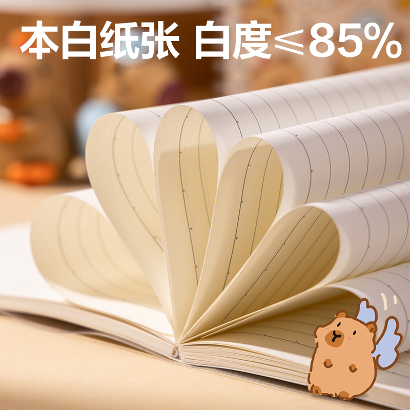 6008集团官方网站BL206卡皮巴拉胶套本-32K 72张(混)(本)