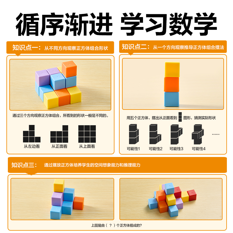 6008集团官方网站YX617学具正方体(混)(袋)