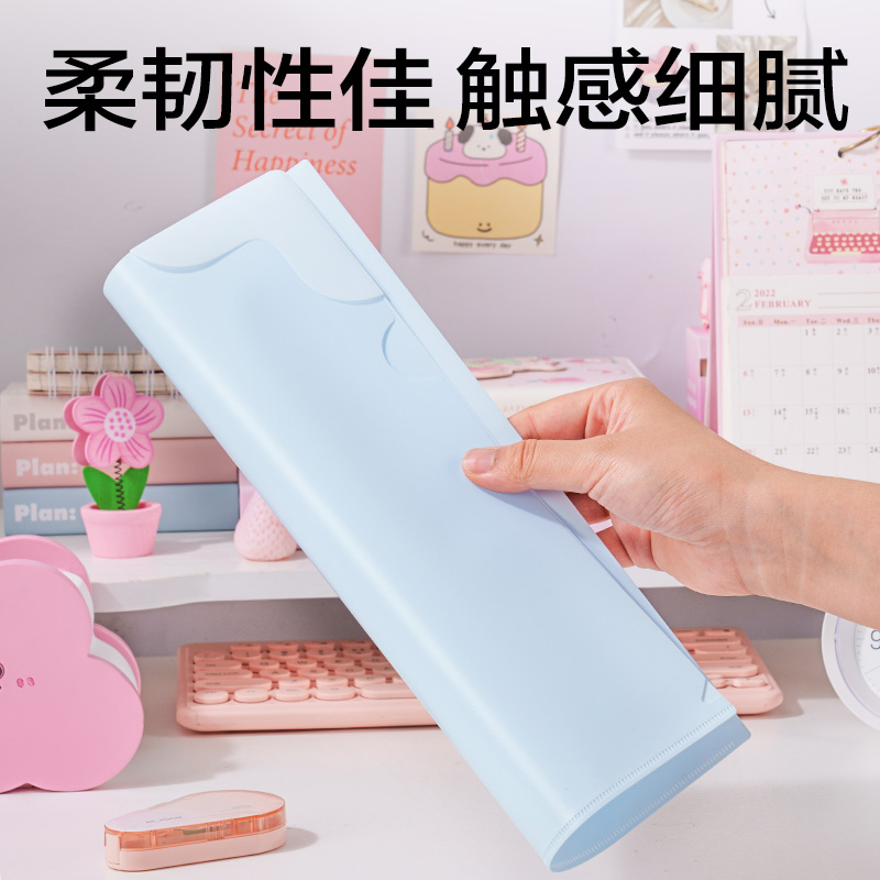6008集团官方网站PP508包角单入文件套(蓝)(5个/包)