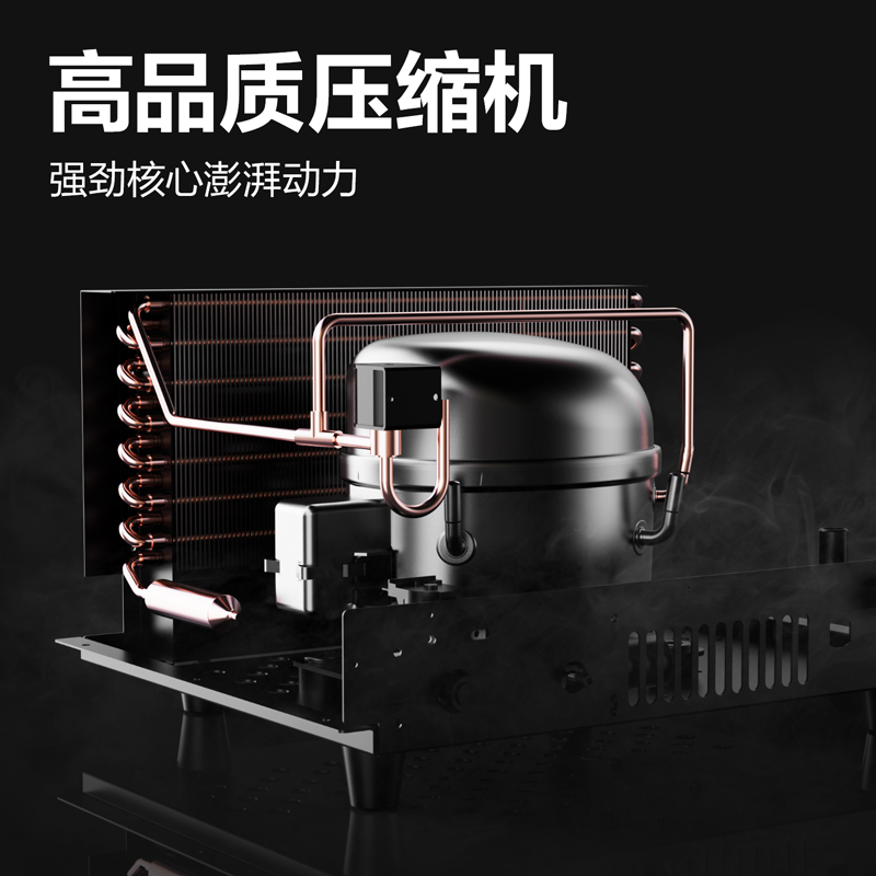 6008集团官方网站LD603制冰机50冰格两用上水款(黑)(台)