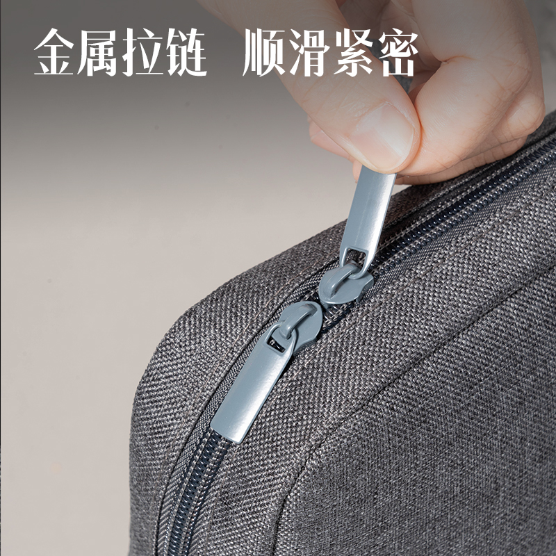 6008集团官方网站DP090多功效内置水杯袋公牍包(灰)(个)